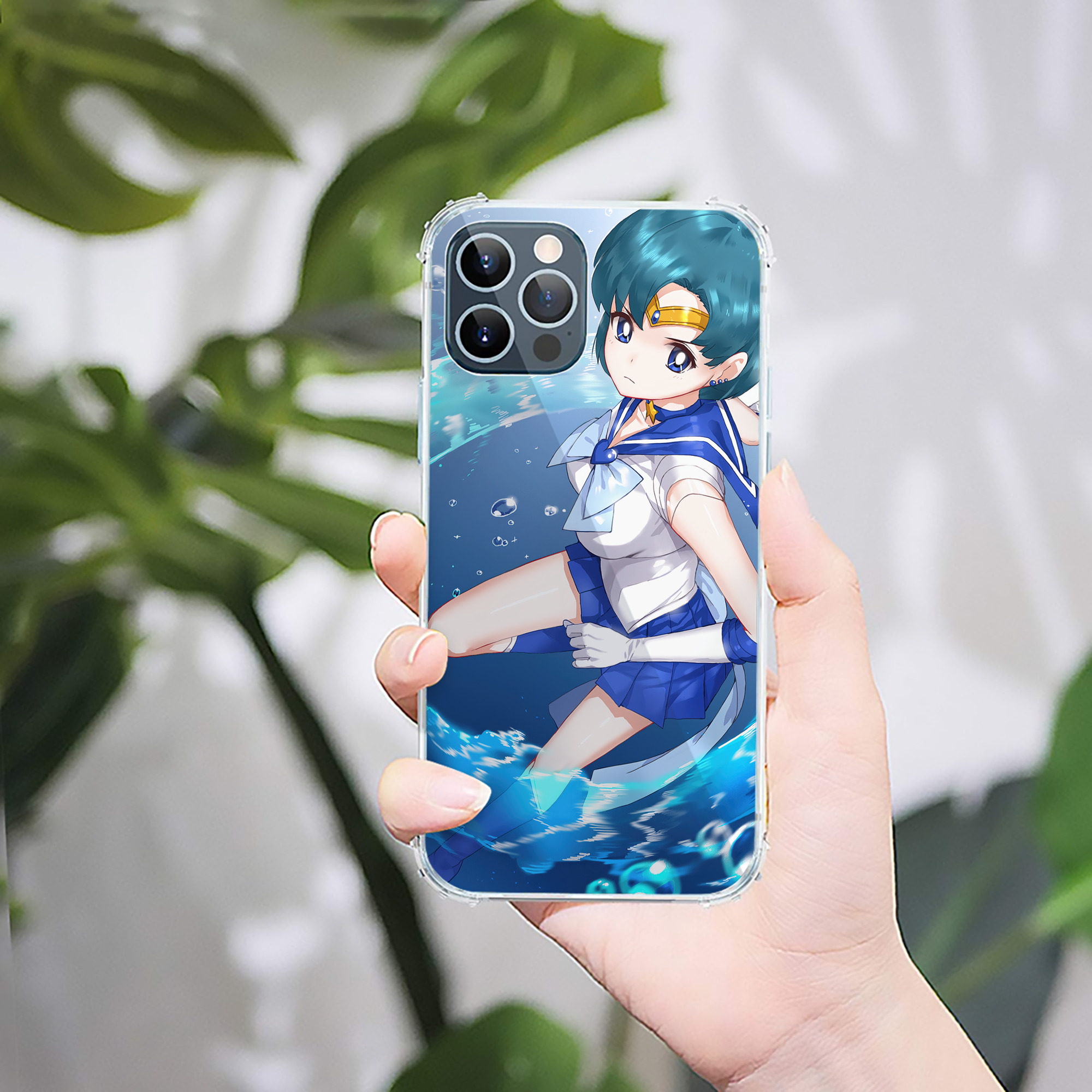（画像用） 美少女戦士セーラームーン Sailor Moon 【iPhone 12シリーズ対応】透明スマホケース（クリアソフトケース）